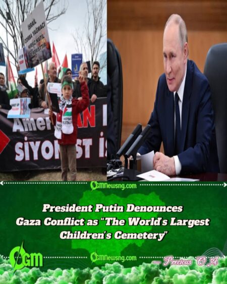 President Putin Frames Gaza as a Humanitarian Collapse Threatening Regional Stability
