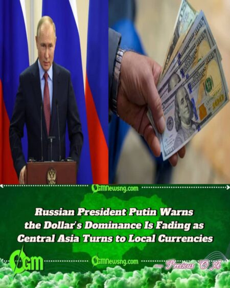 Russian President Putin Says Central Asia Is Breaking Free From the U.S. Dollar