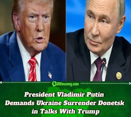 President Vladimir Putin Tells Trump: ‘No Peace Without Donetsk’