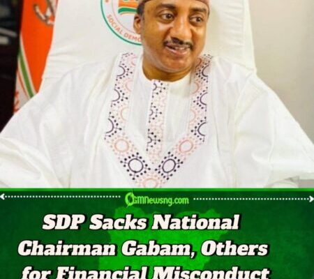 Crisis in SDP: Gabam, Key Officials Expelled Over Corruption Allegations