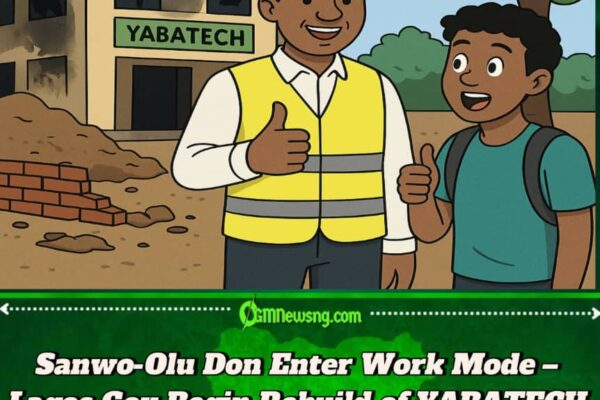 Governor Sanwo-Olu Don Begin Rebuild YABATECH Burnt Hostel – Students Dey Hail Am for Quick Action