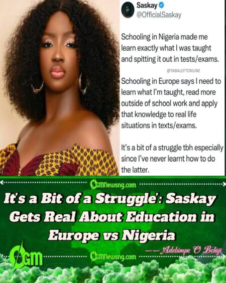 BBNaija Star Saskay Shares Her Honest Take on Education Abroad