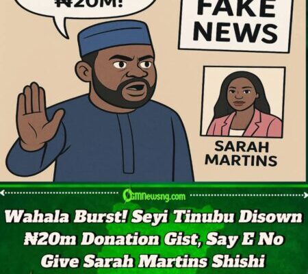 Seyi Tinubu Don Clear Air – “I No Donate ₦20 Million Give Sarah Martins Foundation