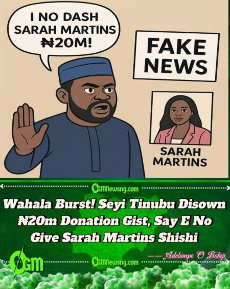 Seyi Tinubu Don Clear Air – “I No Donate ₦20 Million Give Sarah Martins Foundation