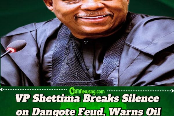 Vice President Shettima Tackles PENGASSAN Amid Dangote Feud, Says Union Can’t Hold Nigeria to Ransom Over ‘Minor Labour Dispute’