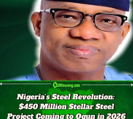 $450 Million Stellar Steel Company to Commence Operations in Ogun State by Mid-2026