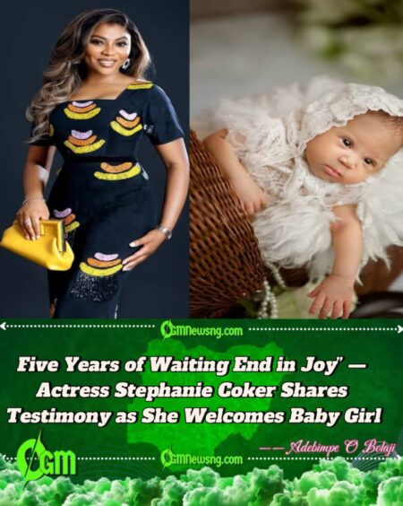 Nollywood Star Stephanie Coker Celebrates Birth of Her Second Child, Morayo, After Long Journey of Faith
