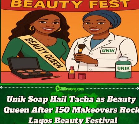 Tacha Don Scatter Lagos Beauty Fest with 150 Makeovers – Unik Soap Join Body for Record-Breaking Event