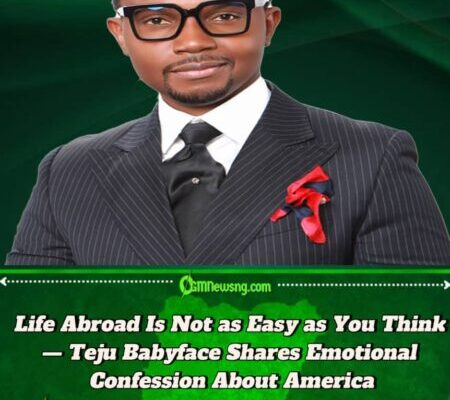 Teju Babyface Encourages Nigerians: Success Isn’t About Location, It’s About Mindset