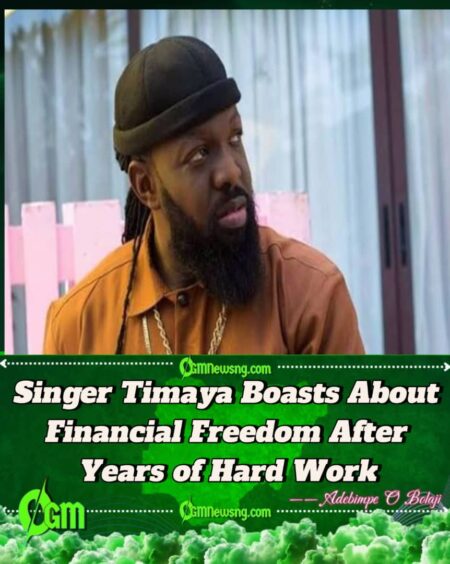 Nigerian Singer Timaya Speaks on His Journey from Hustle to Wealth