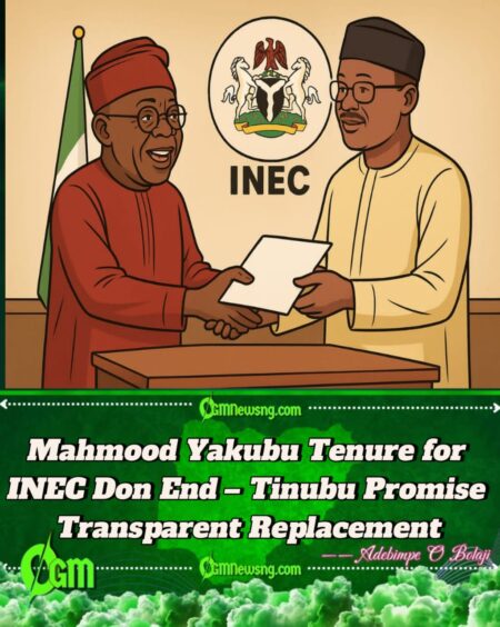 President Tinubu Don Approve Exit of INEC Boss Mahmood Yakubu After Long Service