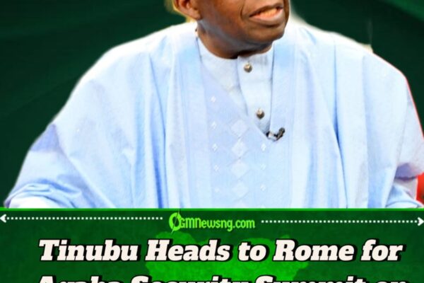 Tinubu Heads to Rome for Aqaba Security Summit on West Africa’s Terror Threat