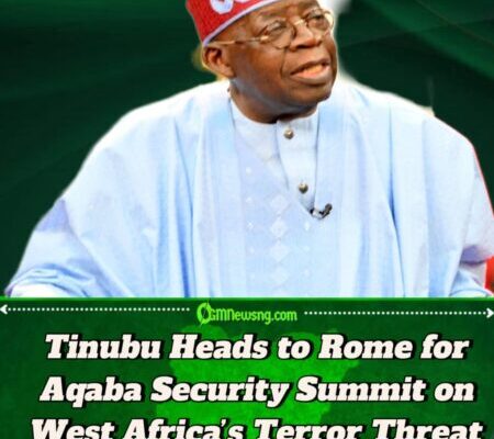 Tinubu Heads to Rome for Aqaba Security Summit on West Africa’s Terror Threat