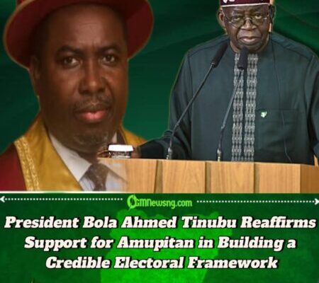 President Bola Ahmed Tinubu Tasks Prof. Amupitan on Accountability and Public Confidence in Elections