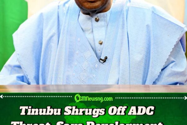 Tinubu Unfazed by ADC Formation, Focused on Development – Aide