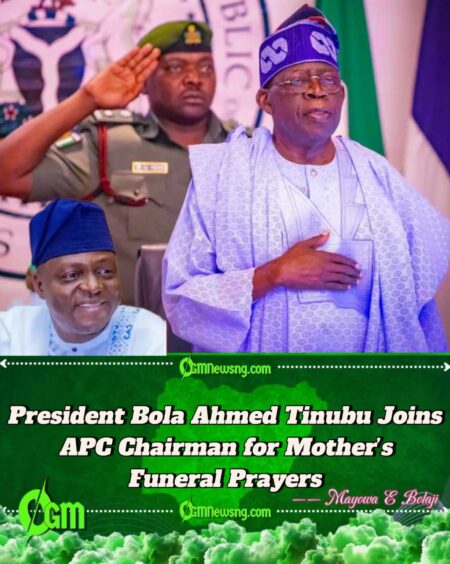 President Bola Ahmed Tinubu to Attend Funeral of APC Chairman’s Mother in Jos