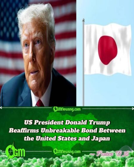 US President Donald Trump Calls U.S.–Japan Friendship a Beacon of Global Stability