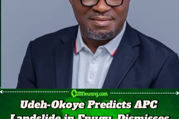Udeh-Okoye Predicts 2027 Election, APC Landslide in Enugu, Dismisses Peter Obi’s Influence