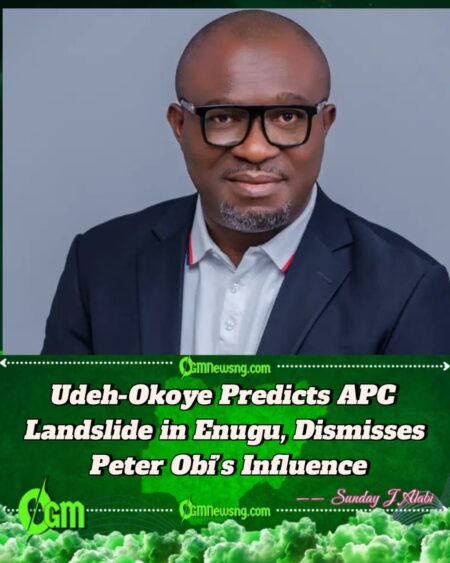 Udeh-Okoye Predicts 2027 Election, APC Landslide in Enugu, Dismisses Peter Obi’s Influence