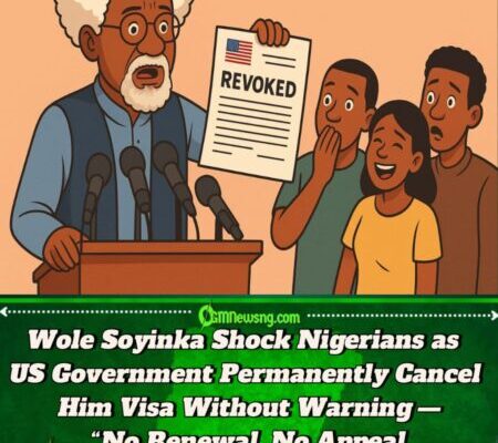 Wole Soyinka Shock Fans Say US Don Cancel Him Visa Forever