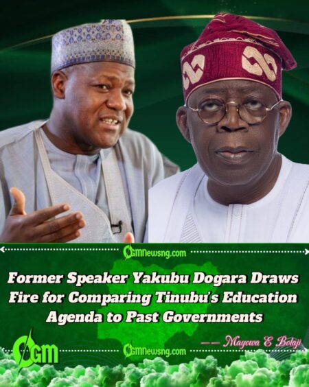 Former Speaker Yakubu Dogara Stirs Debate as He Praises Tinubu’s Education Policies, Says “Nigeria Has Never Had It This Good”