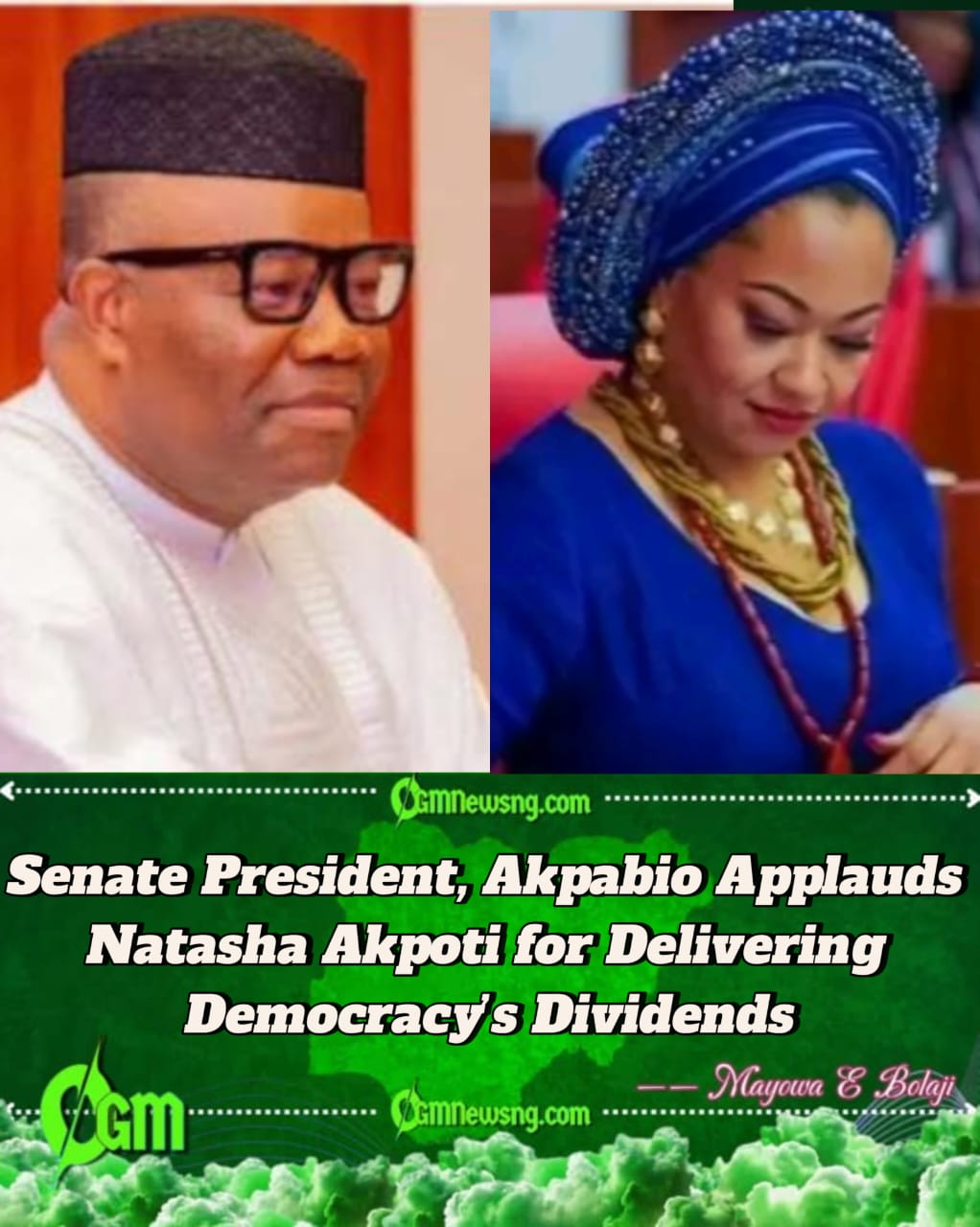 Senate President Akpabio Applauds Natasha Akpoti’s Groundbreaking Transformational Projects in Kogi Central