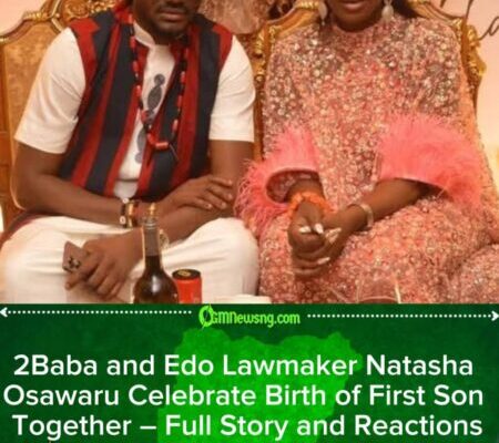 2Baba and Natasha Osawaru Welcome Baby Boy, Marking New Chapter in Their Union