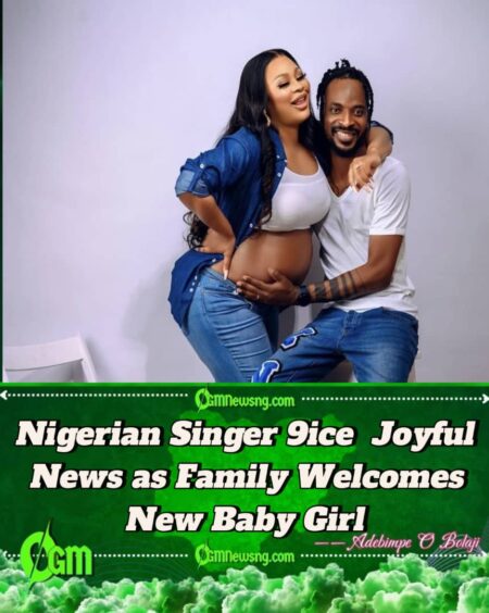 Singer 9ice Becomes a Father Again as He and Partner Welcome Second Child