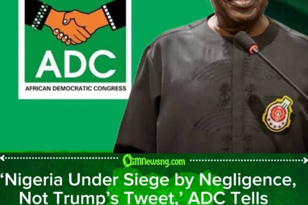ADC Accuses Tinubu Government of Dodging Responsibility on Insecurity