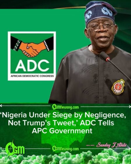 ADC Accuses Tinubu Government of Dodging Responsibility on Insecurity