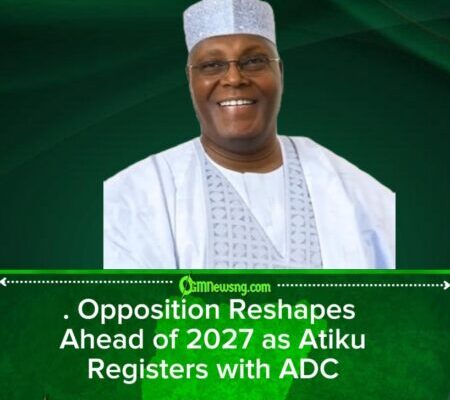 Atiku Officially Joins ADC, Registers in Adamawa as 2027 Political Realignments Intensify