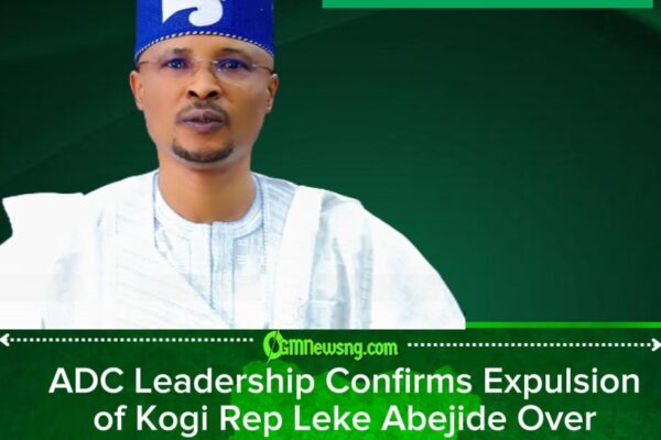 ADC Ratifies Expulsion of Kogi Lawmaker Leke Abejide Amid Escalating Intra-Party Dispute