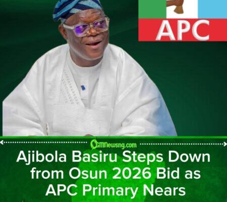 APC National Secretary Basiru Withdraws from 2026 Osun Governorship Race