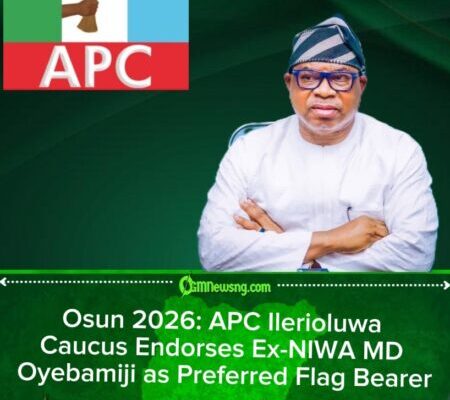 APC Caucus Endorses Ex-NIWA Boss Bola Oyebamiji as Consensus Candidate for Osun 2026