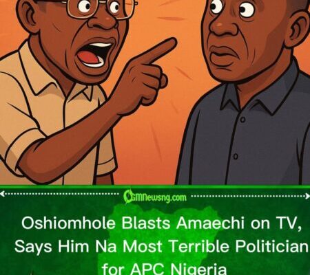 Adams Oshiomhole Explodes on TV, Calls Amaechi “Most Terrible” Politician
