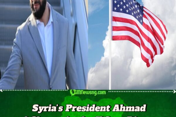 Syria’s President Ahmad al-Sharaa Begins Strategic Visit to the United States