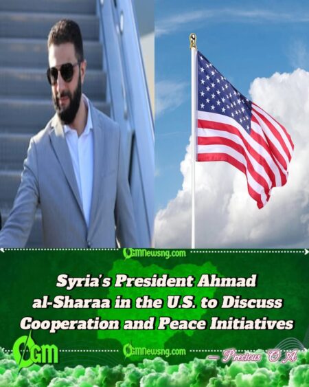 Syria’s President Ahmad al-Sharaa Begins Strategic Visit to the United States