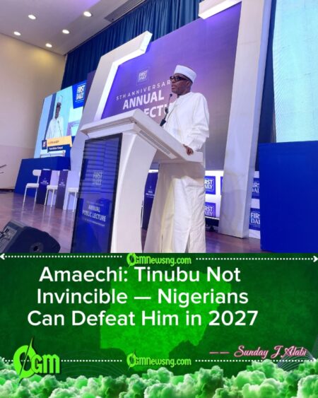 Amaechi Declares Tinubu Defeatable in 2027, Urges Nigerians to End Voter Apathy
