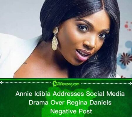 Annie Idibia Sets Record Straight After Regina Daniels Post Sparks Backlash