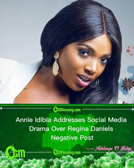 Annie Idibia Sets Record Straight After Regina Daniels Post Sparks Backlash