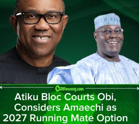 Atiku Camp Shops for Southern Running Mate, Eyes Obi and Amaechi Ahead of 2027
