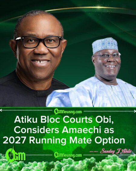 Atiku Camp Shops for Southern Running Mate, Eyes Obi and Amaechi Ahead of 2027