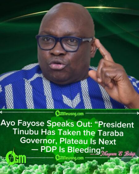 Ayo Fayose Confirms Tinubu’s Quiet Takeover Plan — “Taraba, Plateau… More Governors Will Join APC Soon!”