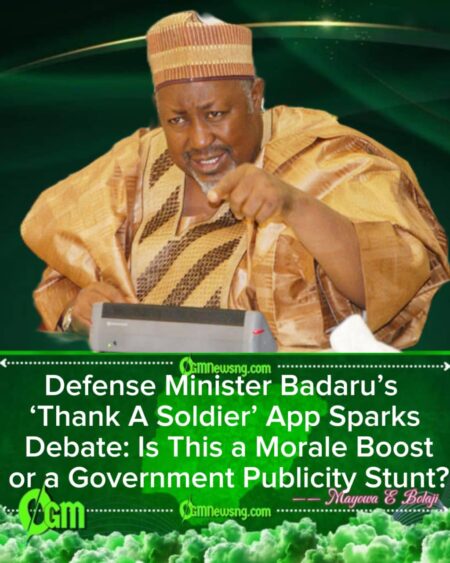Defence Minister Badaru Rolls Out Innovative App for Public Engagement with Soldiers