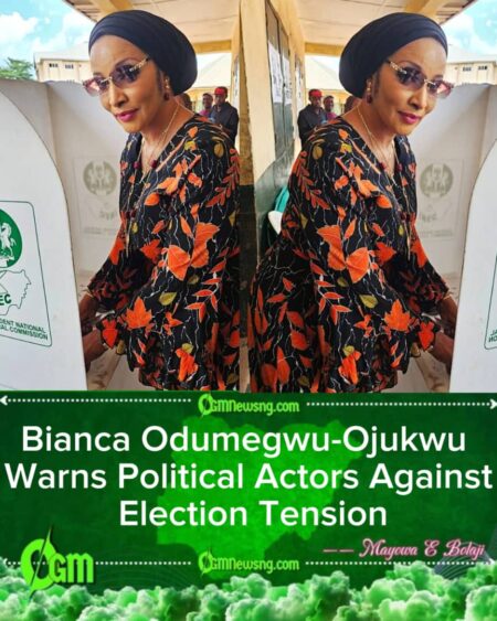 Bianca Odumegwu-Ojukwu, Minister of State for Foreign Affairs Applauds Peaceful Anambra Election