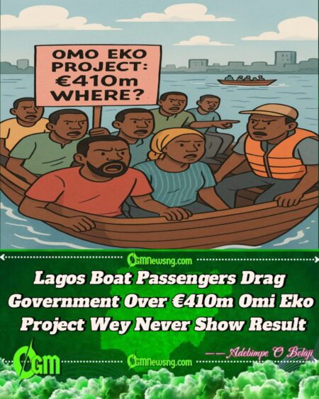 Boat Passengers Don Blast Lagos Govt Over €410m Omi Eko Project – Say Na Audio Development Full Waterways!