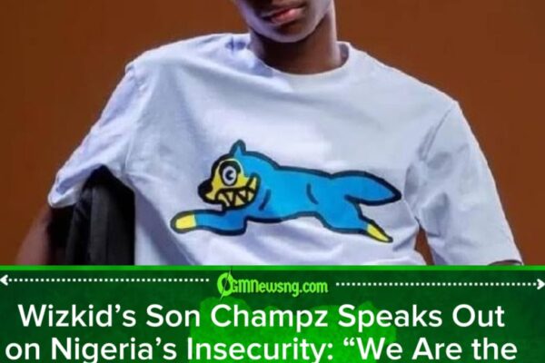 Wizkid’s Son Champz Speaks Out on Nigeria’s Insecurity — Says Youth Will Not Accept a Future Filled With Fear