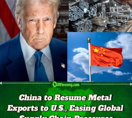 China Reopens Metal Exports to U.S. After Months of Trade Freeze