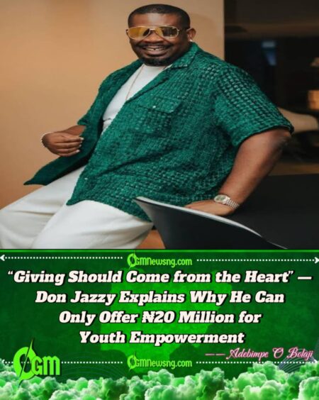 I Can Only Afford ₦20 Million” — Don Jazzy Responds to Open Letter Asking Him to Empower 10,000 Nigerian Youths with Laptops