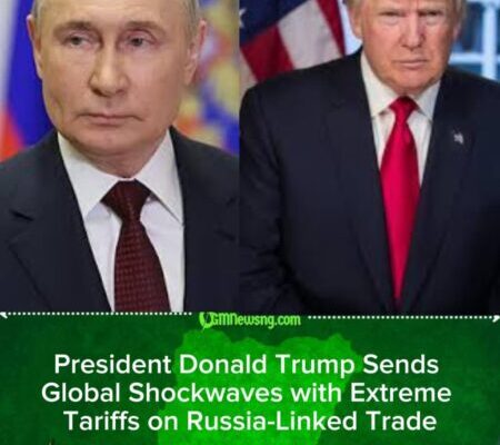 President Donald Trump Unleashes 500% Tariffs on Nations Trading with Russia